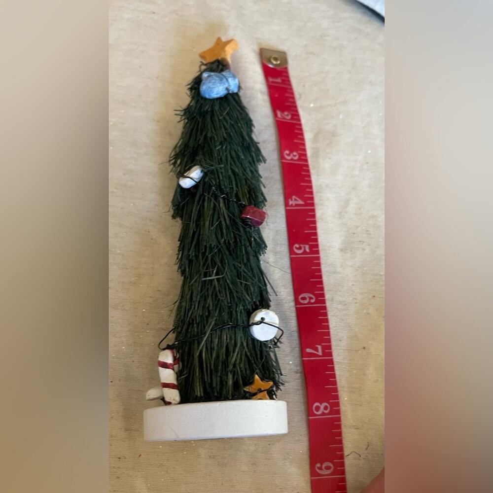 Vintage Christmas tree decoration 8”